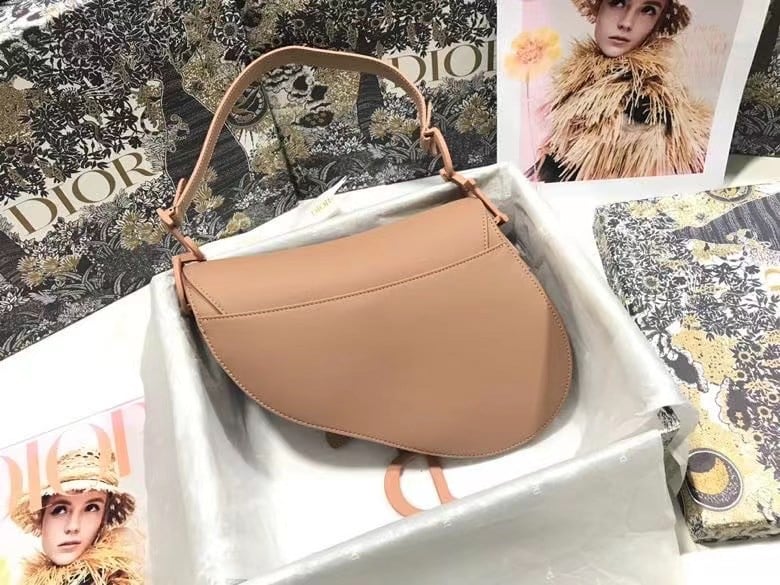 Dior Saddle Bag In Blush Ultramatte Calfskin