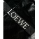 Loewe Fold Shopper Bag in Black Paper Calfskin