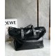 Loewe Fold Shopper Bag in Black Paper Calfskin