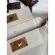 Hermes 24/24 Mini 21 Handmade Bag in Craie Evercolor Leather