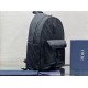 Dior Explorer Backpack In Black CD Diamond Mirage Ski Capsule Nylon