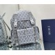 Dior Hit the Road Backpack In Gray CD Diamond Canvas