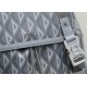 Dior Hit the Road Backpack In Gray CD Diamond Canvas