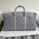 Dior Lingot 50 Duffle Bag In Gray CD Diamond Canvas