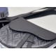 Dior Men's Mini Saddle Bag In Black CD Diamond Canvas