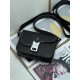 Dior Men's Small Saddle Messenger Bag In Black Grained Calfskin