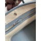 Hermes Garden Party 30 Handmade Bag in Blue Lin Clemence Leather