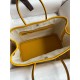 Hermes Garden Party 30 Handmade Bag in Jaune Ambre Clemence Leather