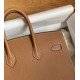 Hermes Birkin 25 Sellier Handmade Bag In Gold Epsom Calfskin