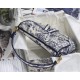 Dior Saddle Bag In Blue Toile de Jouy Embroidery