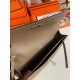 Hermes Kelly Depeches 25 Pouch in Taupe Epsom Calfskin