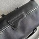 Dior Lingot 50 Duffle Bag In Black Grained Calfskin