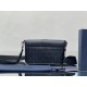 Dior Hit the Road Messenger Bag In Black CD Diamond Canvas