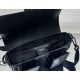 Dior Hit the Road Messenger Bag In Black CD Diamond Canvas