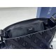 Dior Explorer Messenger Bag In Black CD Diamond Mirage Ski Capsule Nylon