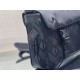 Dior Explorer Messenger Bag In Black CD Diamond Mirage Ski Capsule Nylon