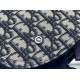 Dior Men's Saddle Pouch in Beige and Black Dior Oblique Jacquard