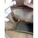 Hermes Birkin 25 Retourne Handmade Bag In Chocolat Chevre Mysore Leather