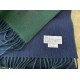 Loewe Window Scarf in Green/Blue Wool and Cashmere