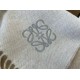 Loewe Double Face Scarf in Ivory/Sand Wool and Cashmere