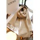 Loewe Anagram Scarf in Camel Wool and Cashmere