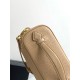 Prada Mini Vanity Bag in Sand Beige Grained Leather