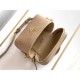 Prada Mini Vanity Bag in Sand Beige Grained Leather