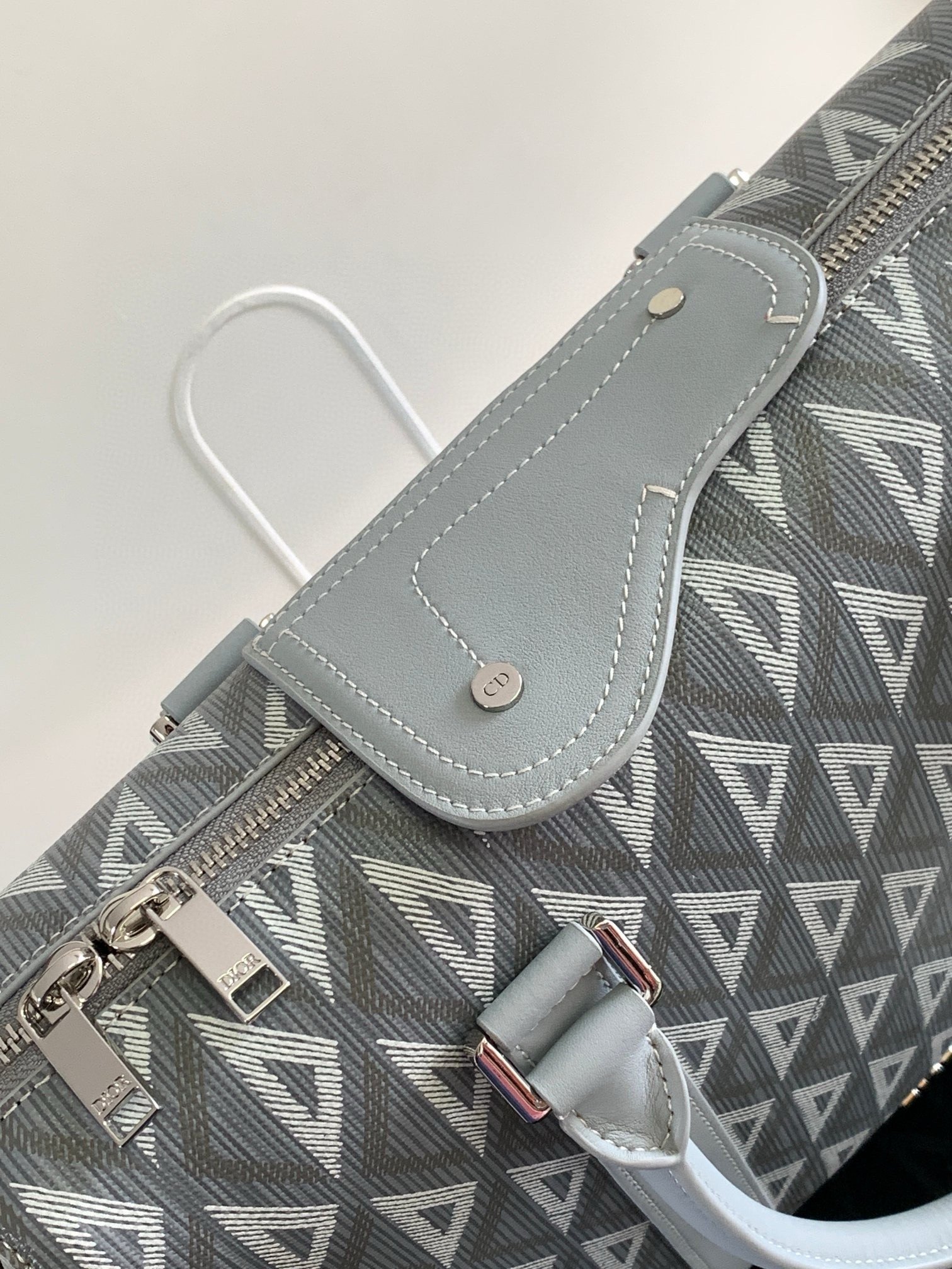 Dior Lingot Briefcase in Grey CD Diamond Canvas