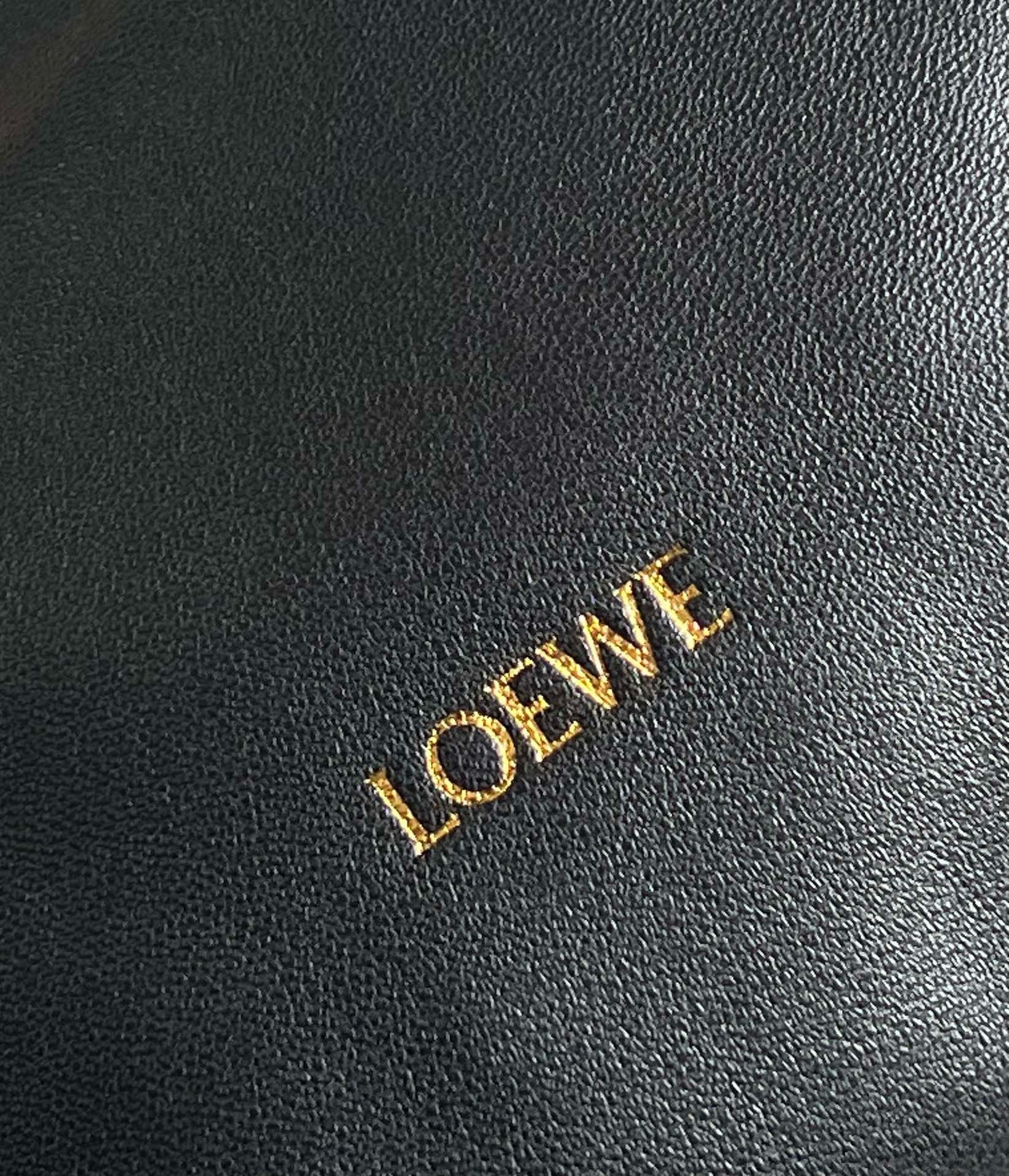 Loewe Small Squeeze Bag in Black Nappa Lambskin