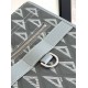 Dior Safari Tote Bag in Grey CD Diamond Canvas