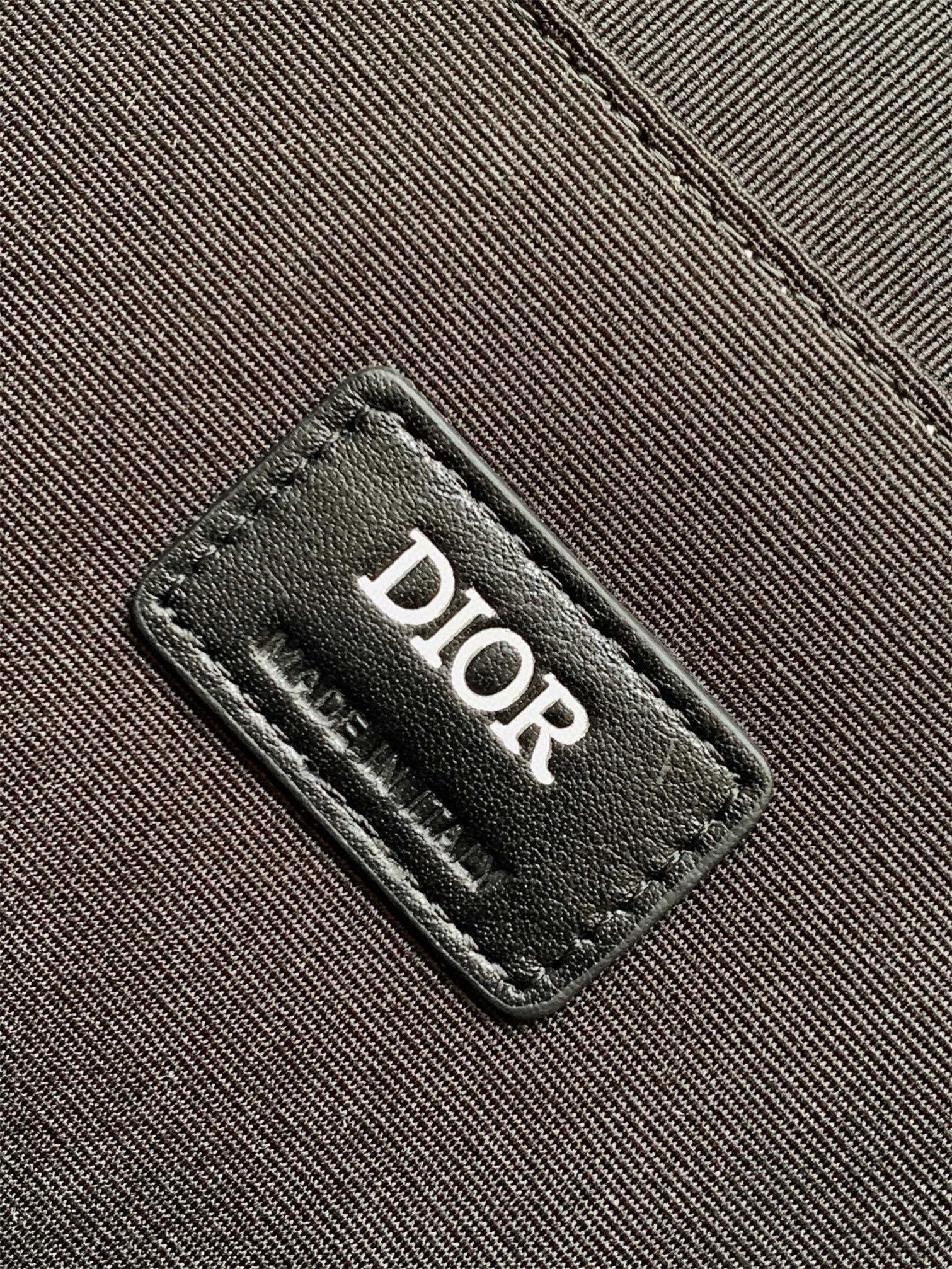 Dior Safari Tote Bag in Black CD Diamond Canvas