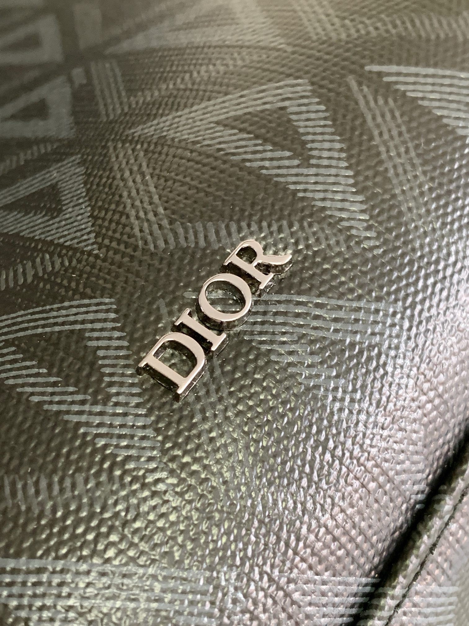 Dior Safari Tote Bag in Black CD Diamond Canvas