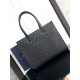 Dior Safari Tote Bag in Black CD Diamond Canvas