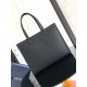 Dior Safari Tote Bag in Black Grained Calfskin