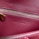 Bottega Veneta Mini Andiamo Cross-Body Bag in Barolo Intrecciato Lambskin