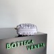 Bottega Veneta Knot Minaudiere Clutch in Oyster Sequins Lambskin