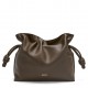 Loewe Flamenco Clutch Bag in Chocolate Nappa Calfskin