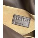 Loewe Flamenco Clutch Bag in Chocolate Nappa Calfskin