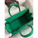 Hermes Shadow Birkin 25 Limited Edition Bag In Green Swift Calfskin