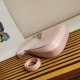 Prada Cleo Large Bag In Pink Brushed Leather