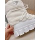 Prada White Shearling Apres-ski Boots