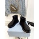 Prada Booties in Black Nylon Fabric