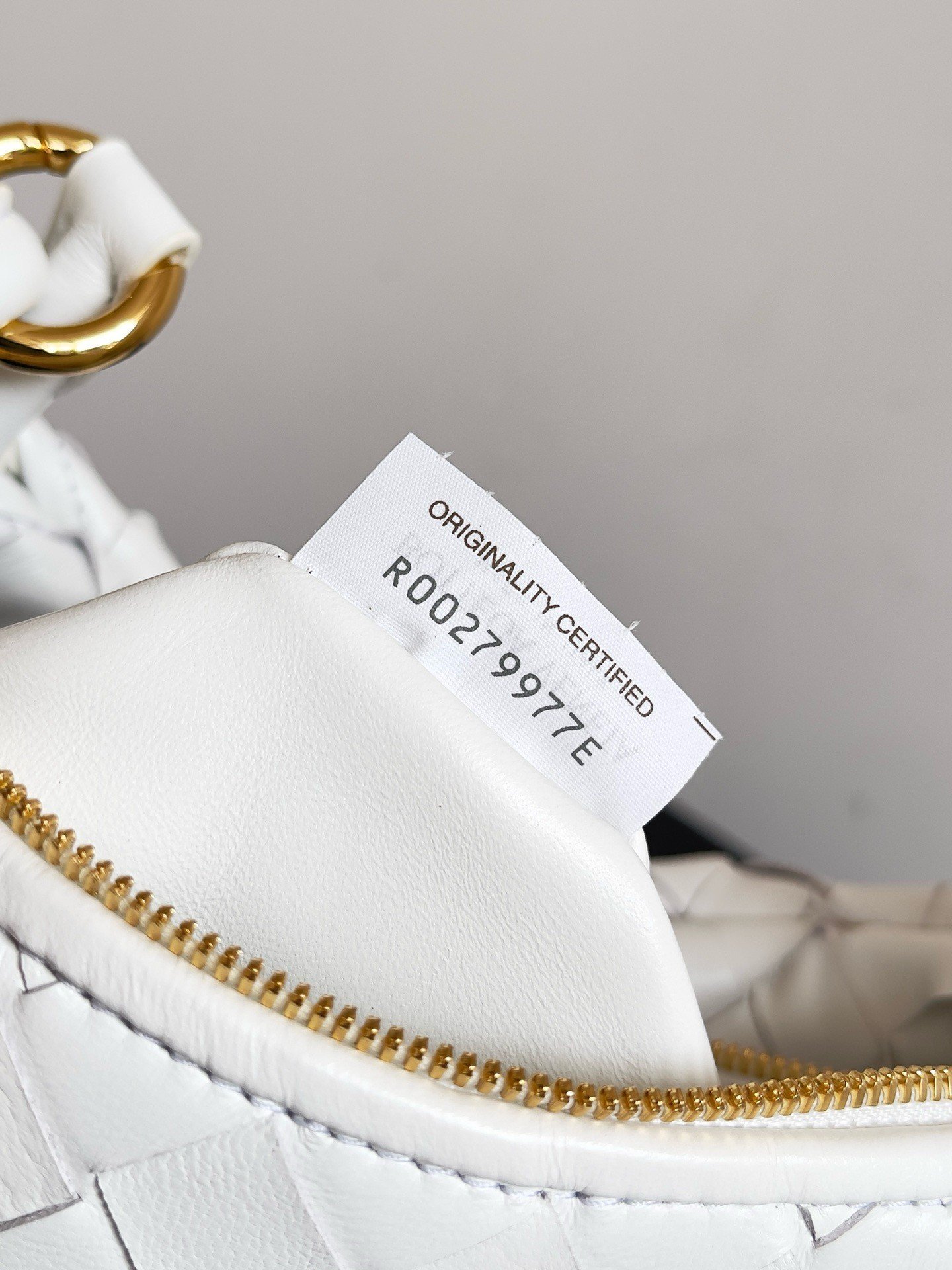 Bottega Veneta Gemelli Small Bag in White Intrecciato Lambskin