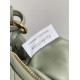 Bottega Veneta Gemelli Medium Bag in Travertine Intrecciato Lambskin