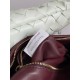 Bottega Veneta Gemelli Medium Bag in Barolo/Glacier Intrecciato Lambskin