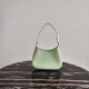 Prada Cleo Small Bag In Aqua Brushed Leather