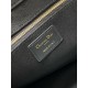 Dior Medium Book Tote Bag with Strap in Black Macrocannage Calfskin