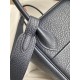 Hermes Lindy 30 Handmade Bag In Blue Nuit Clemence Leather