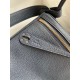 Hermes Lindy 30 Handmade Bag In Blue Nuit Clemence Leather