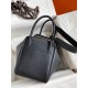 Hermes Lindy 30 Handmade Bag In Black Clemence Leather